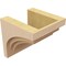 Ekena Millwork 10"W x 10"D x 10"H Wide Rockford Rough Cedar Woodgrain TimberThane Corbel, Primed Tan CORUR10X10X10ROCRCPR - alternate 6